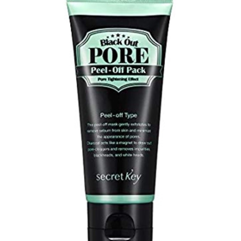 Korean black out pore peel-off pack